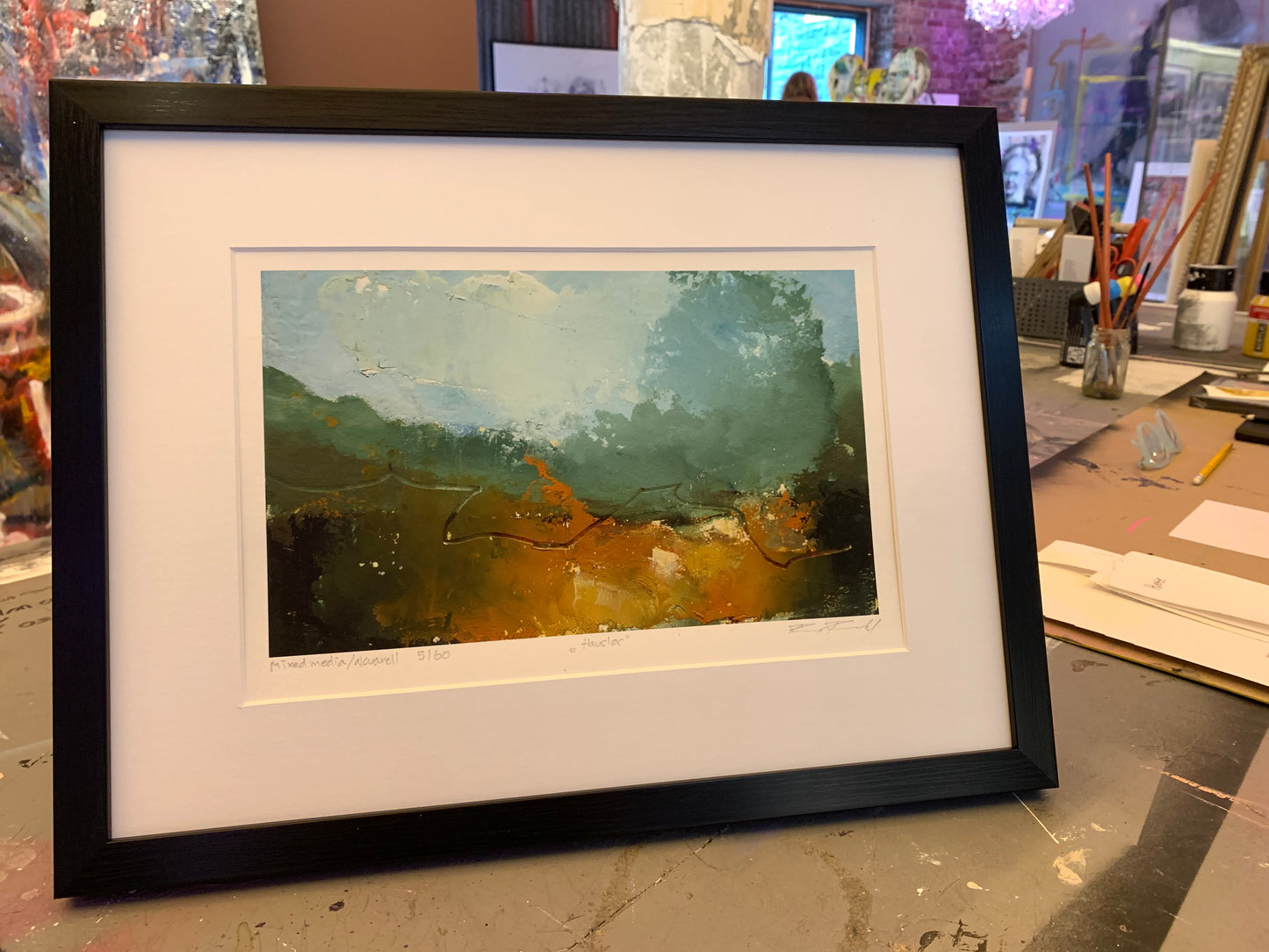 Havslør - Mixed media/akvarell
