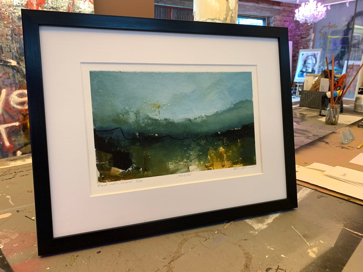 Havglytt - Mixed media/akvarell