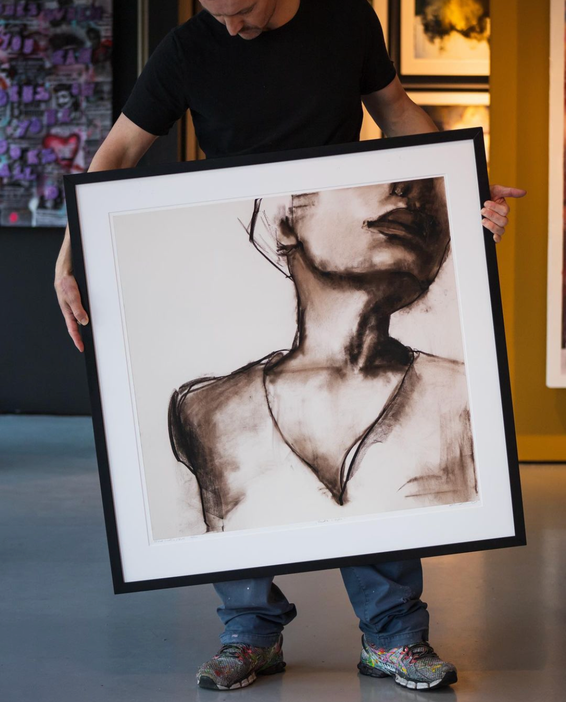 Studie i Sepia - Mixed Media/Kull