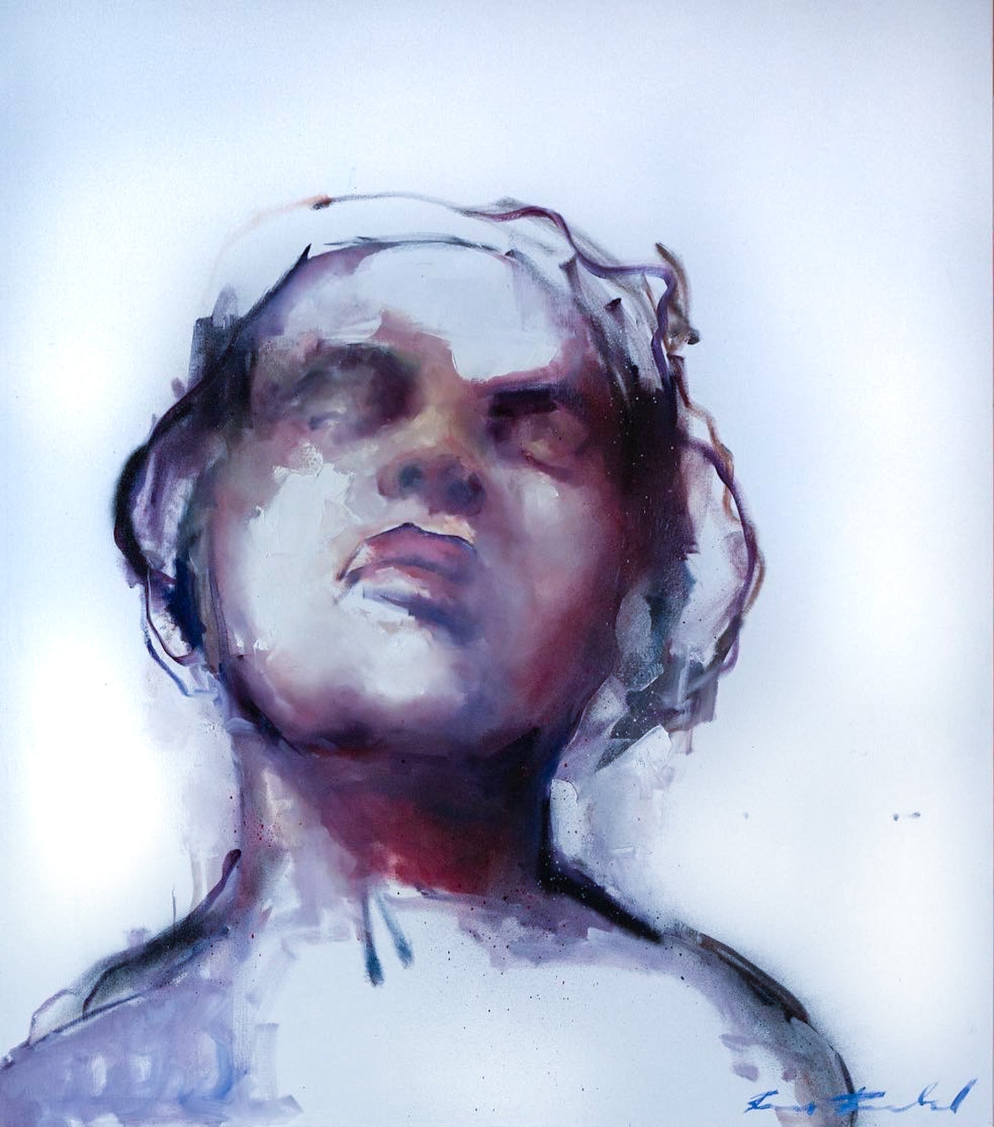 Oljemaleri på lerret, 80x100cm.