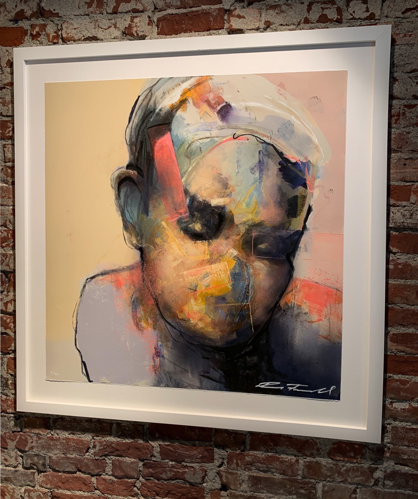 Abstract Portrait - Mixed Media/watercolour