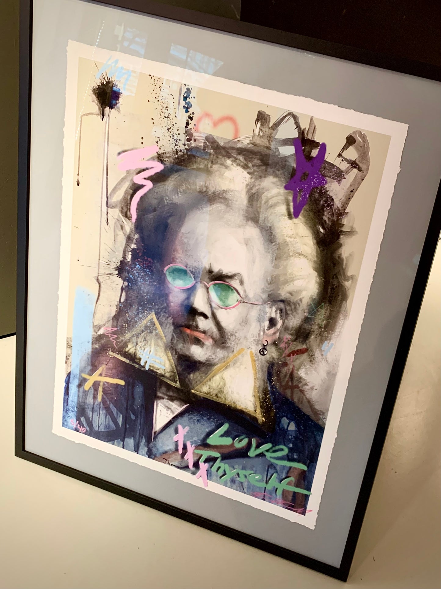 Henrik Ibsen - Mixed Media/watercolour