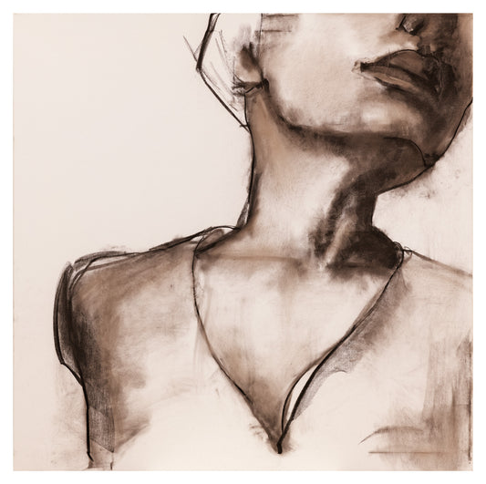 Study in Sepia - Mixed Media/Charcoal